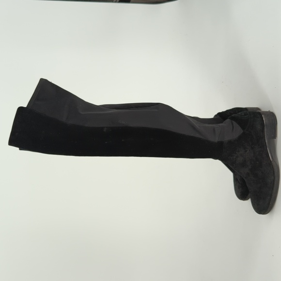 Tory Burch Over the Knee Thigh High Suede Boots Black 8 streetwear city classic - Picture 3 of 15
